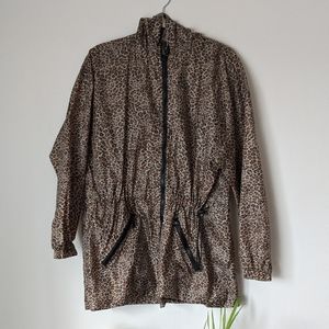 Vintage Leopard Rain / Wind Jacket